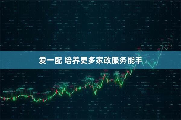 爱一配 培养更多家政服务能手