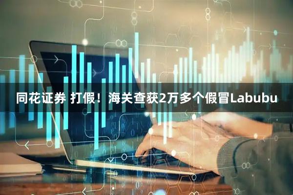 同花证券 打假！海关查获2万多个假冒Labubu