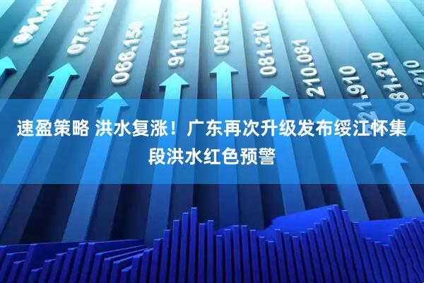 速盈策略 洪水复涨！广东再次升级发布绥江怀集段洪水红色预警